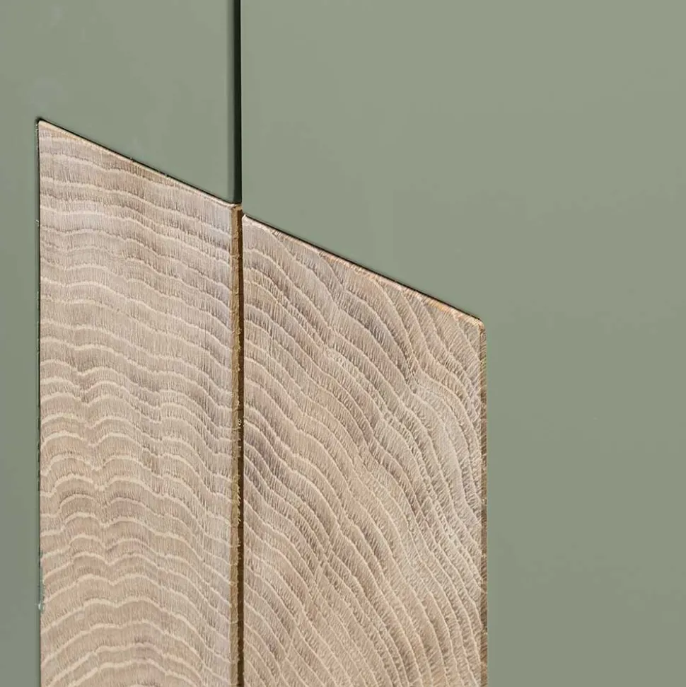 160x90x45 Wohnraum Schrank zweifarbig - Ajevos