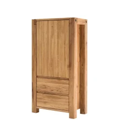 79x155x45 Wohnzimmer Schrank aus Eiche Massivholz - Tailuv
