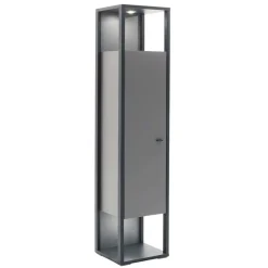 40x178x37 Wohnzimmer Schrank in Grau & Anthrazit - Ridona I