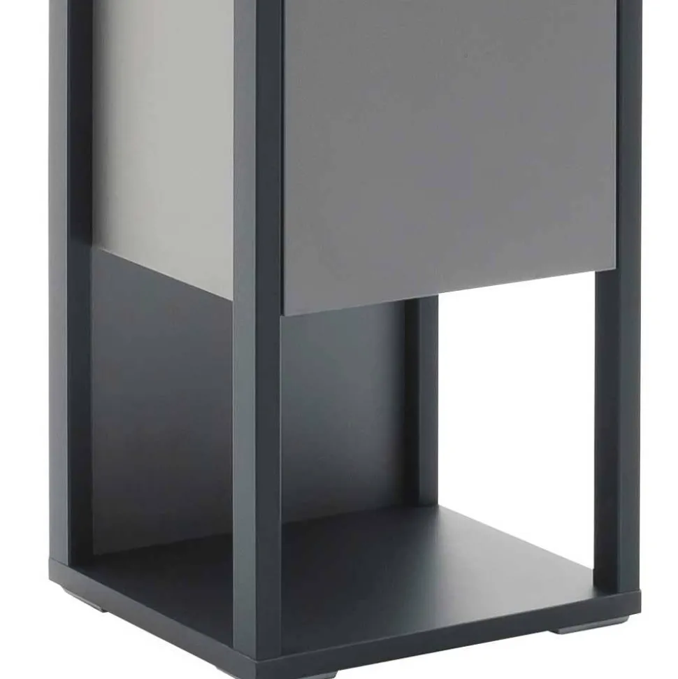 40x178x37 Wohnzimmer Schrank in Grau & Anthrazit - Ridona I