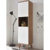 50x197x40 Wohnzimmer Schrank mit Glas - Cablos I