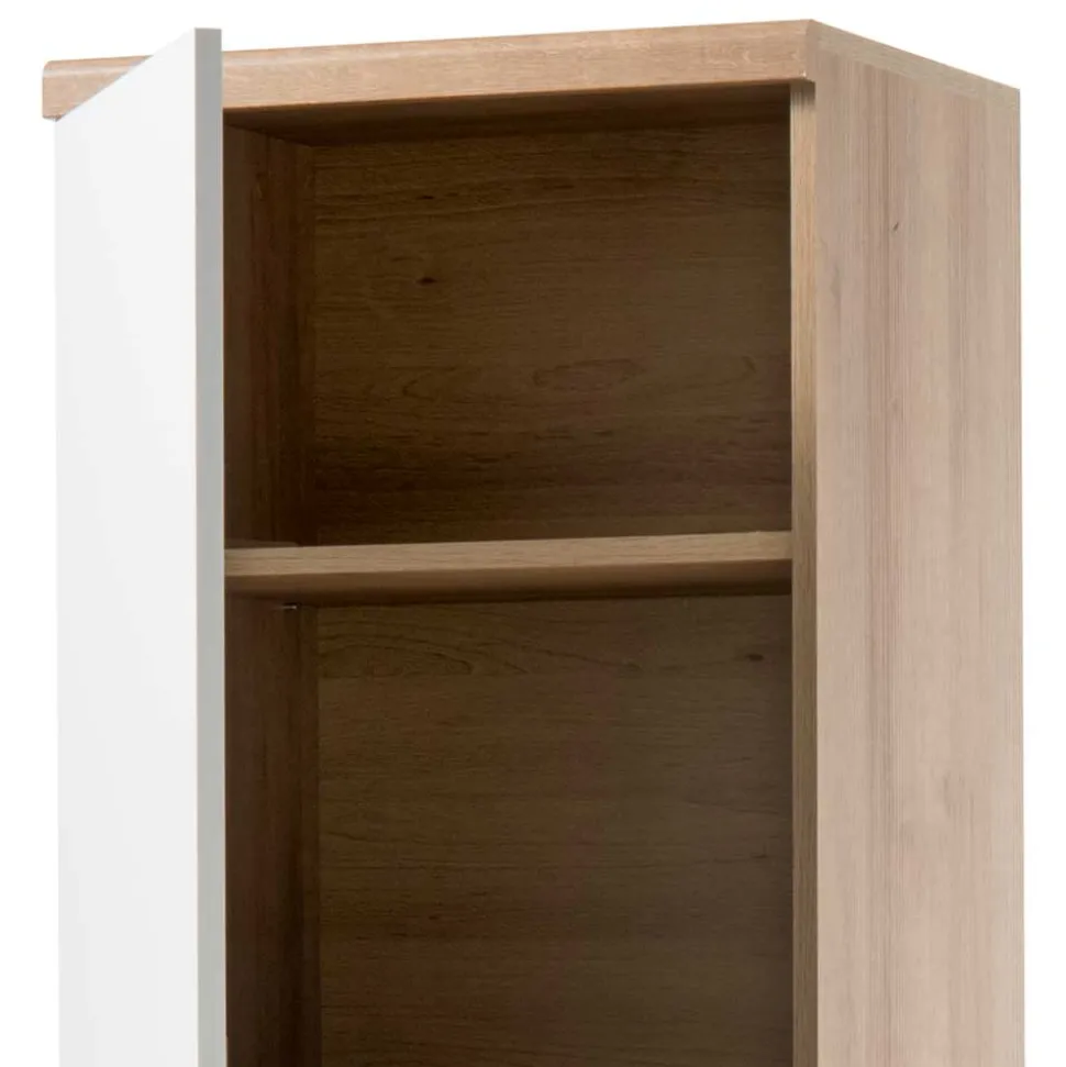 50x197x40 Wohnzimmer Schrank mit Glas - Cablos I
