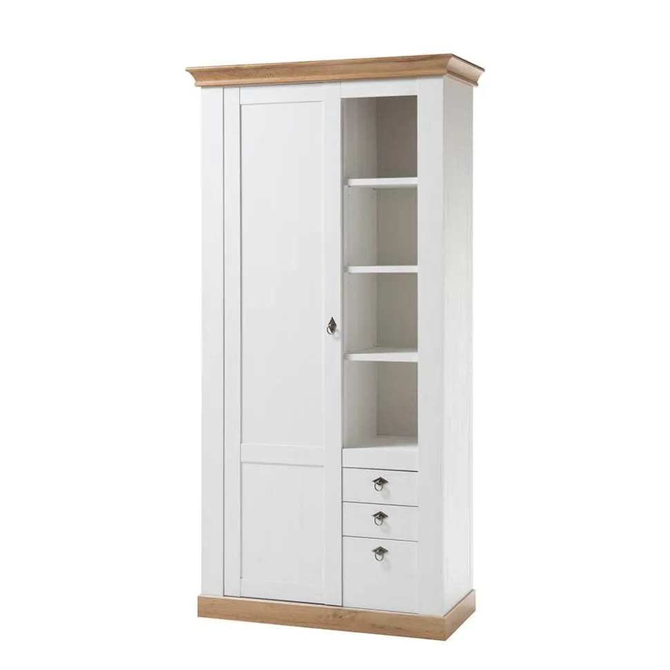 102x204x44 Wohnzimmerschrank zweifarbig - Diatara