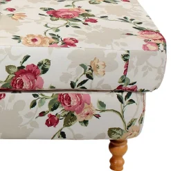 XXL Landhaus Sessel mit Rosen Muster - Gelvino