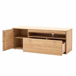 Zeitloses TV Element in Eiche Bianco - Vernella