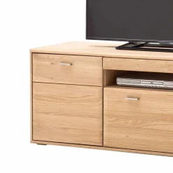 Zeitloses TV Element in Eiche Bianco - Vernella