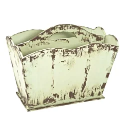 Zeitschriftenständer Keopado im Shabby Chic Look