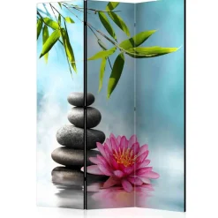 Zen Style Paravent Seerose in Pink - Adios