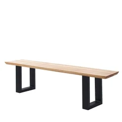 Zerreiche Esstischbank mit Schweizer Kante - Osla