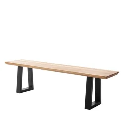 Zerreiche Esszimmerbank mit Schweizer Kante - Cannes