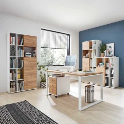 Zweifarbige Büromöbel Kombination - Situatica (fünfteilig)