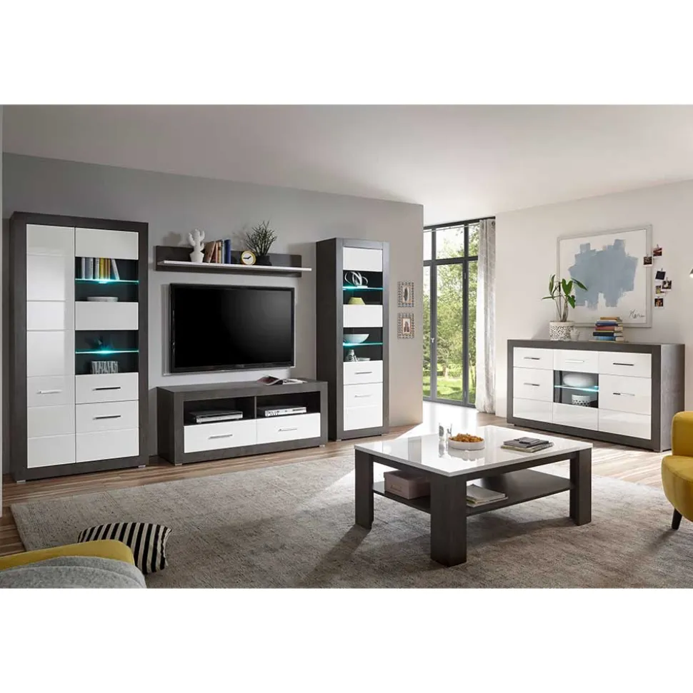 Zweifarbige Wohnzimmer Möbel Set - Istensa (sechsteilig)