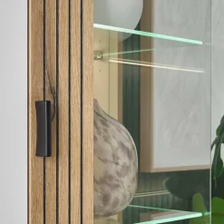 Zweifarbige Wohnzimmervitrine modern - Nenaloro