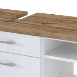 Zweifarbiger Unterschrank für Waschbecken - Enwicos