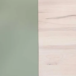 Zweifarbiger Wohnzimmertisch mit Stauraum - Ajevos