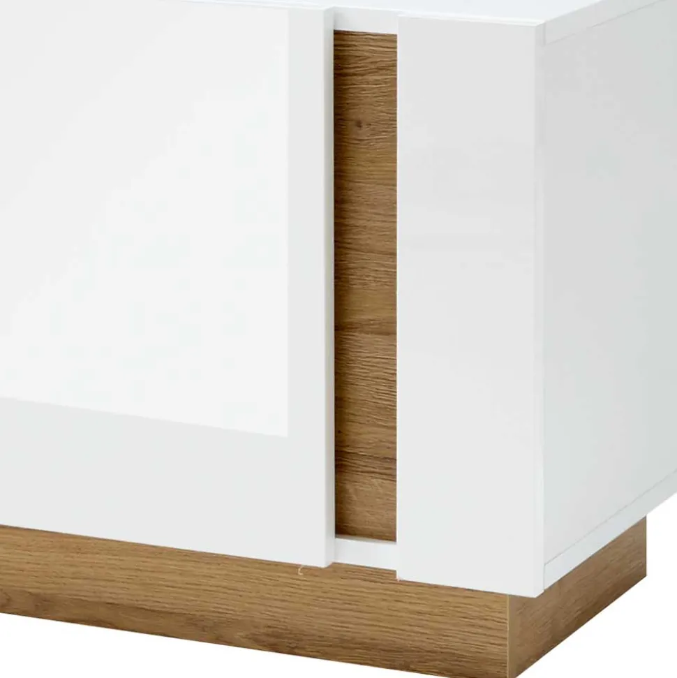 Zweifarbiges TV Board mit Klappe - Myrda