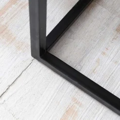 Zweisatz Quadrat Tische mit Holz - Naico (zweiteilig)