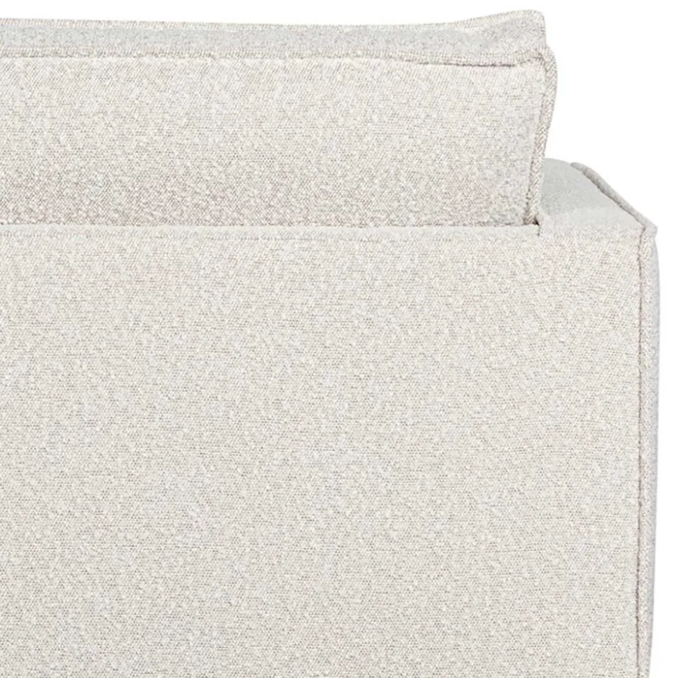 Zweisitzer Wohnzimmercouch in Beige Boucle - Elisa